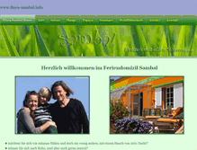 Tablet Screenshot of finca-sambal.info